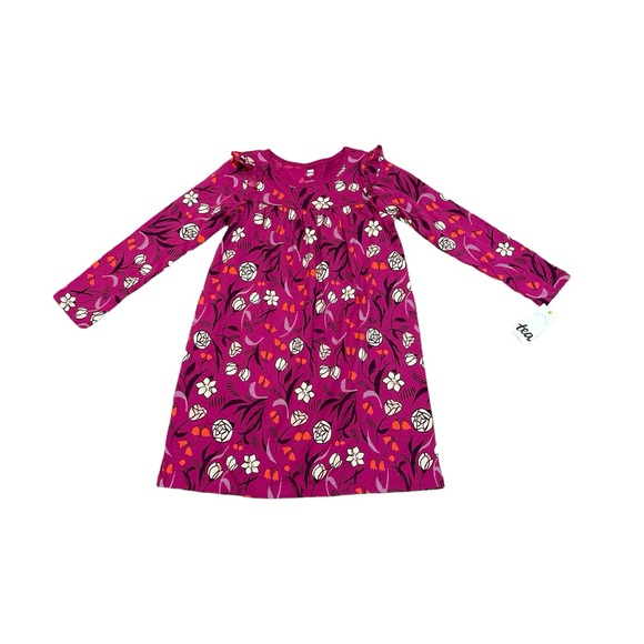 Tea Collection Dresses Tea Collection Girls Tulip Dress Fuchsia